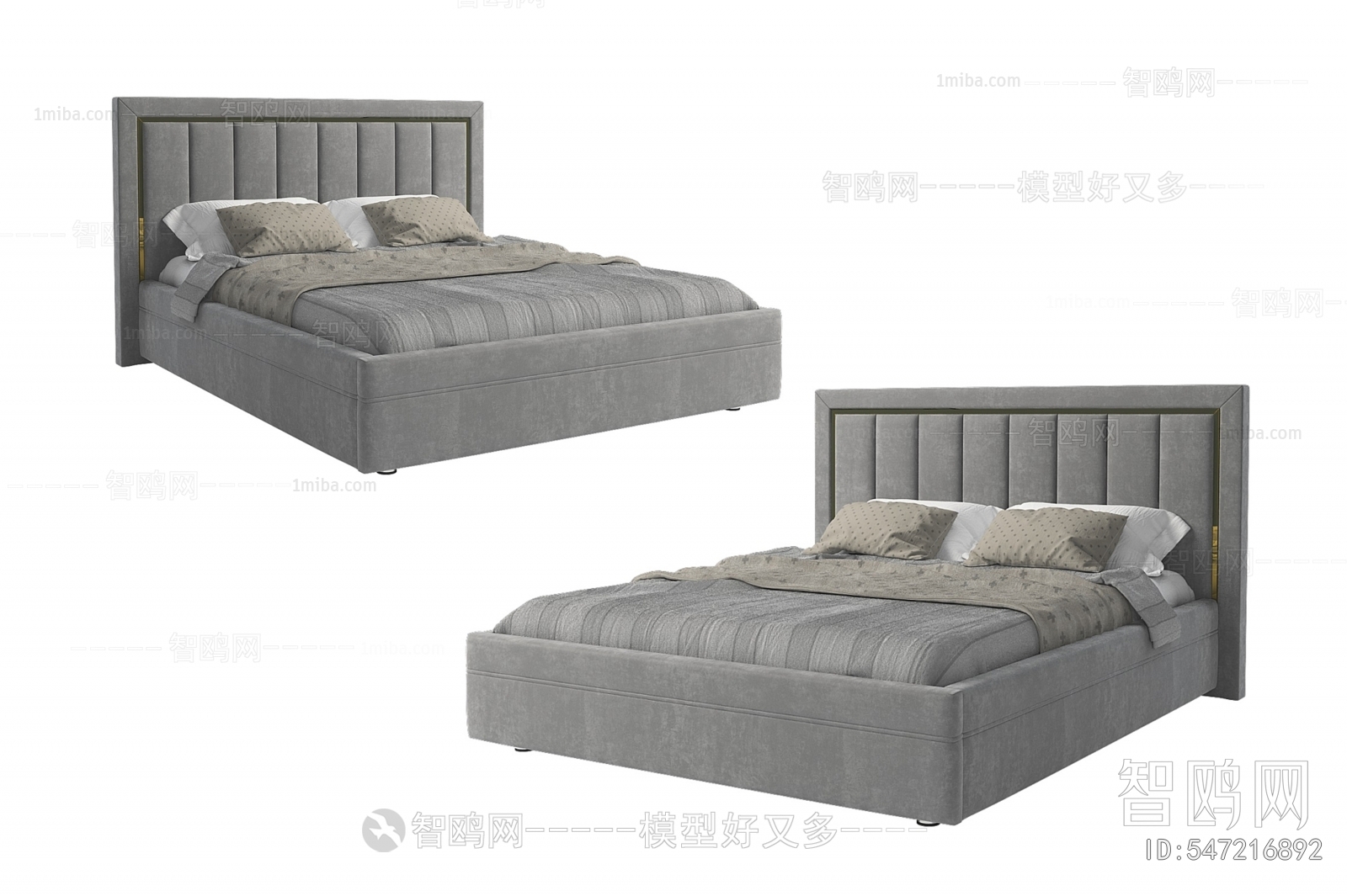 Nordic Style Double Bed