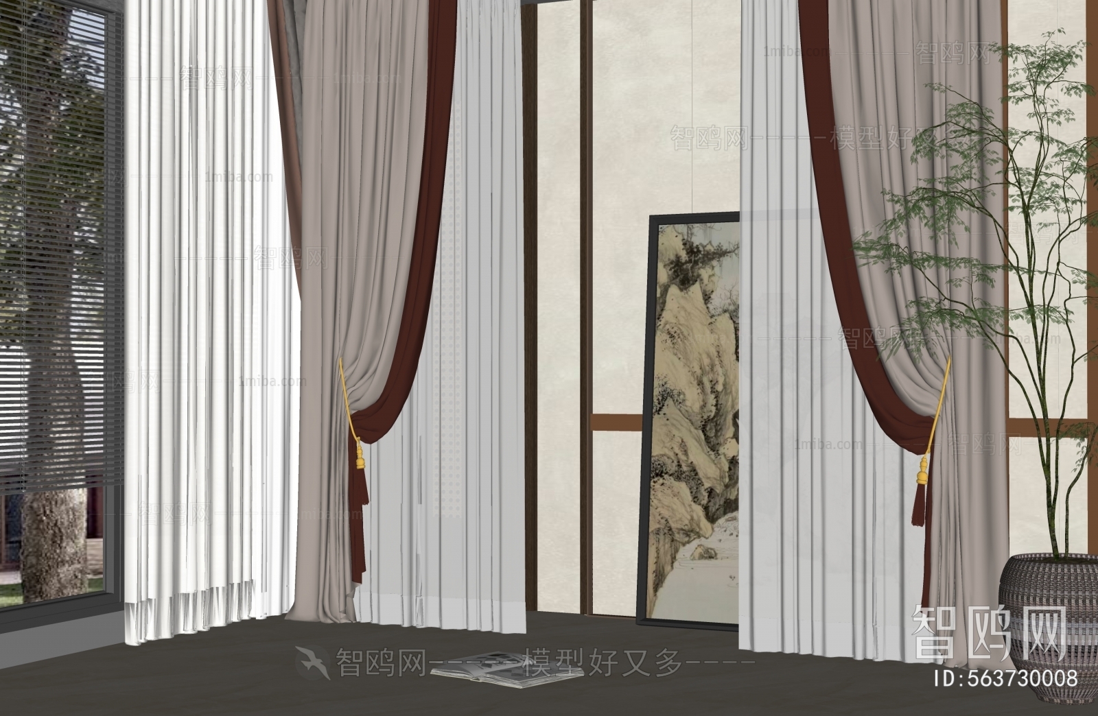 New Chinese Style The Curtain