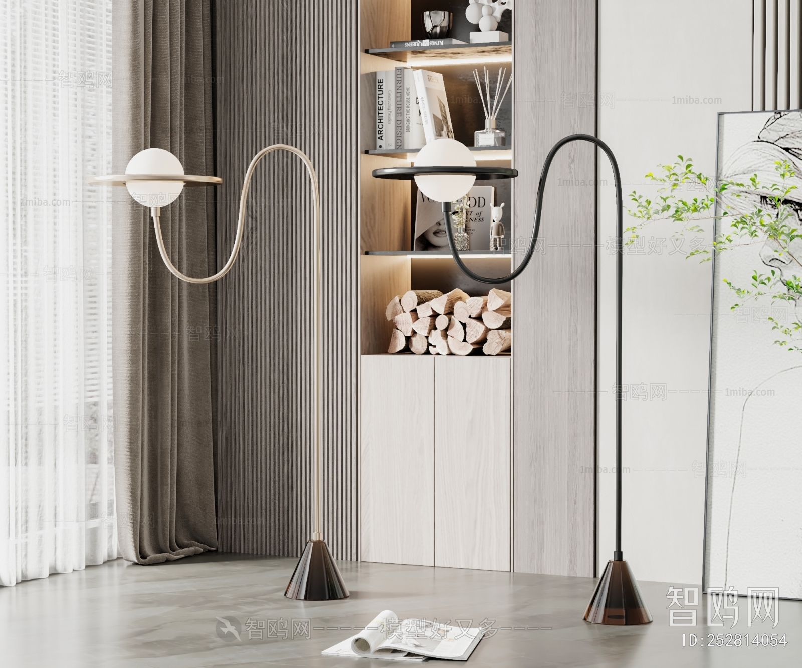 Simple European Style Floor Lamp