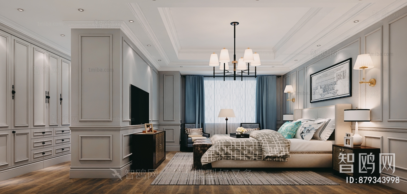 American Style Bedroom