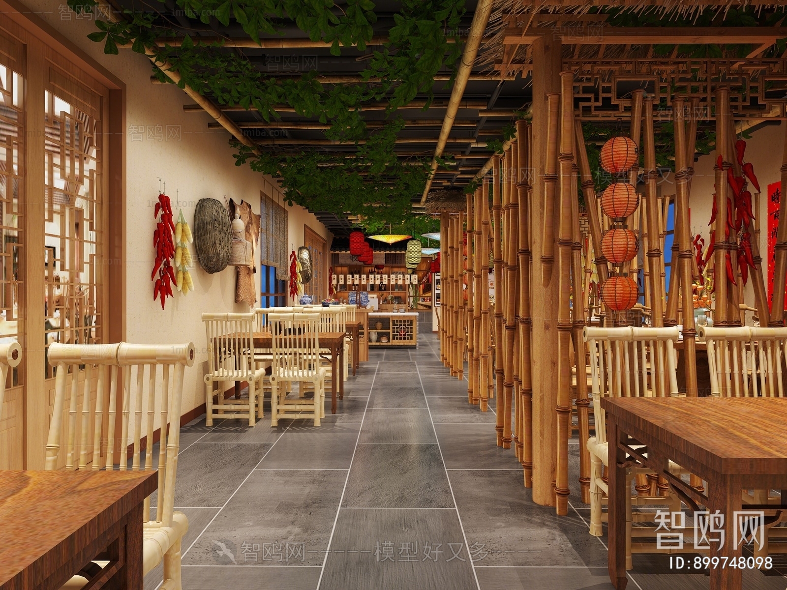 中式农家乐餐厅
