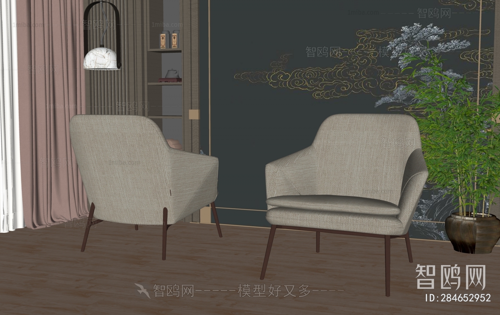 New Chinese Style Dining Chair