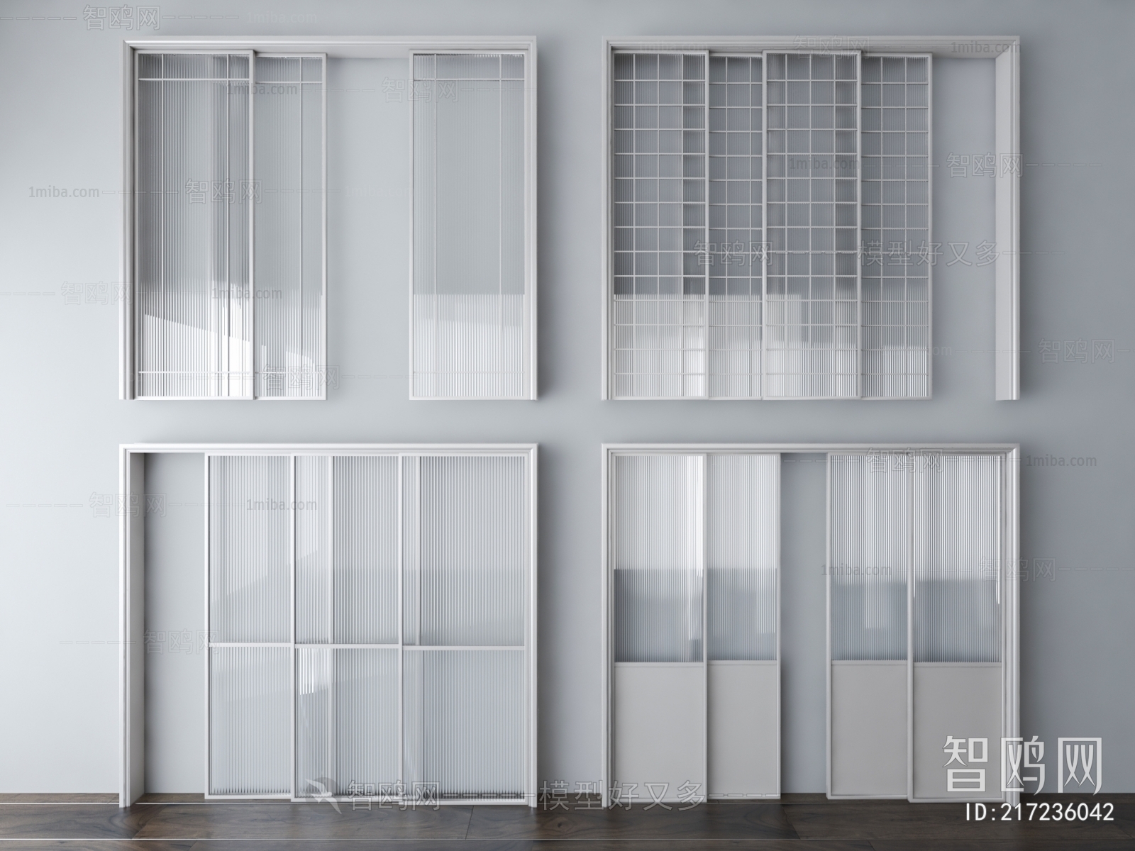 3 Panel Sliding glass door - - 3D Warehouse