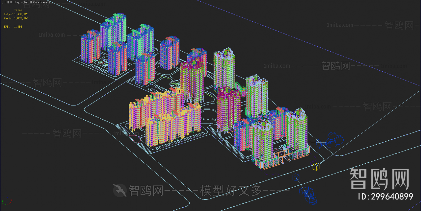 Modern Architectural Bird's-eye View Planning