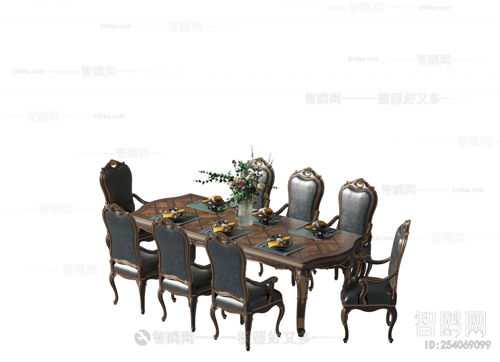 American Style Dining Table And Chairs