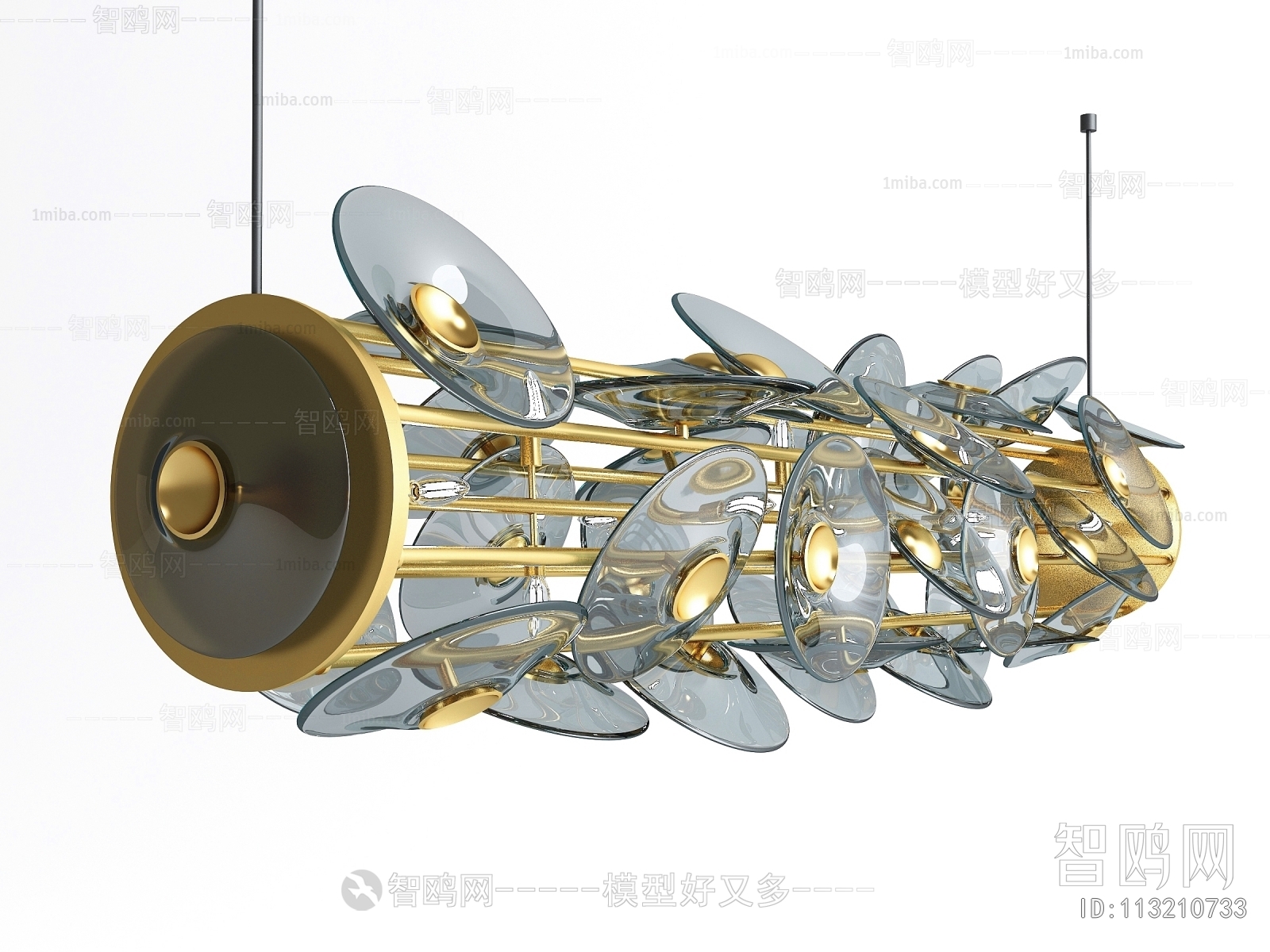 Modern Long Chandelier