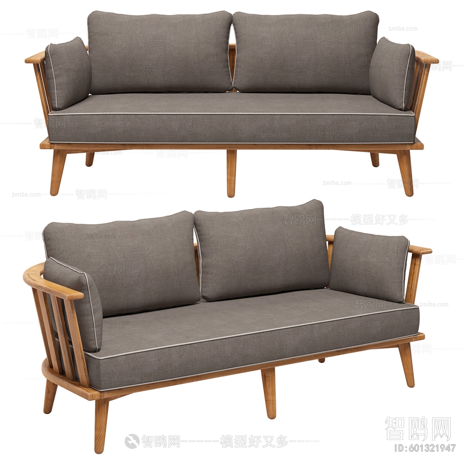 New Chinese Style A Sofa For Two