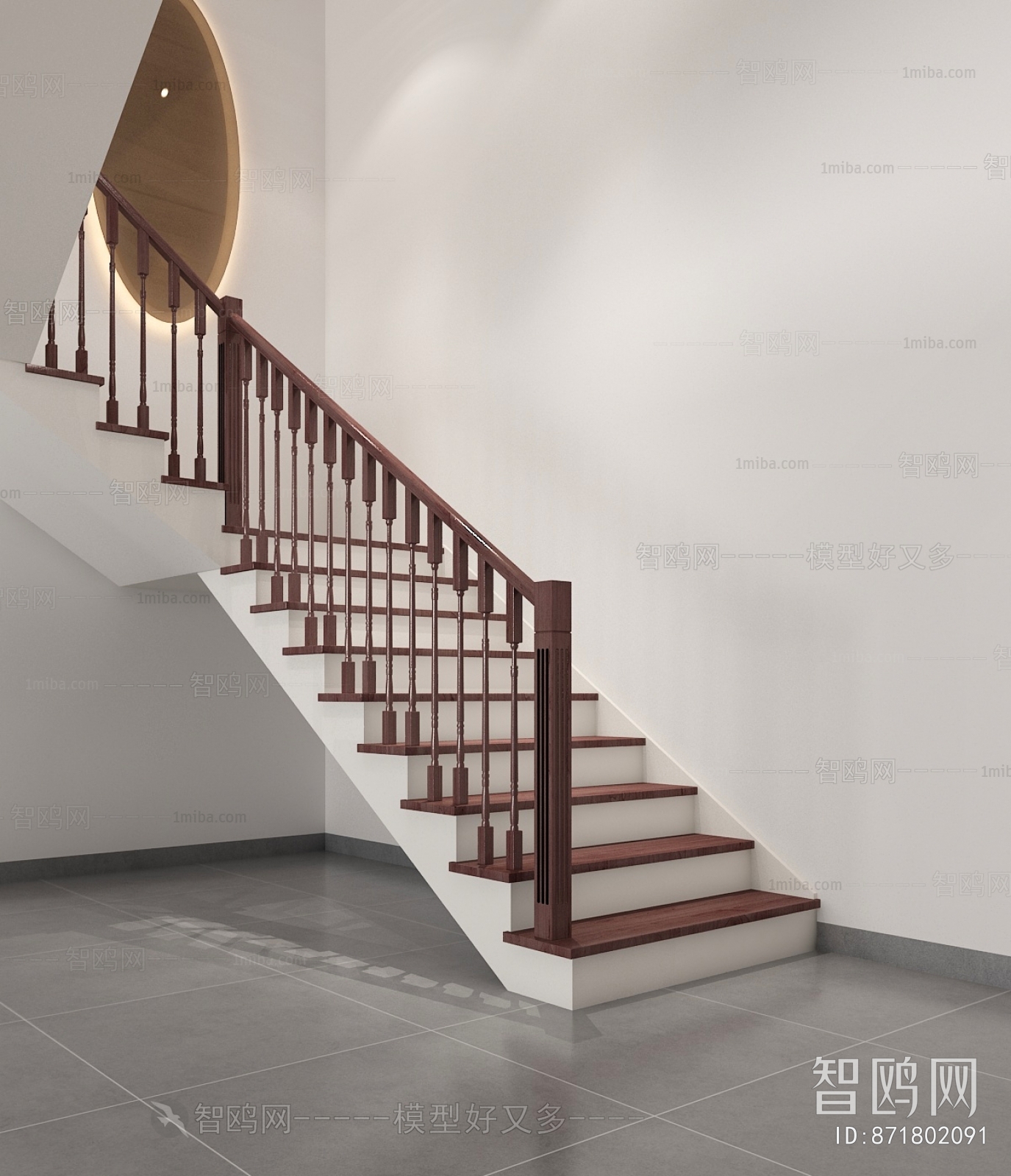 New Chinese Style Stairwell