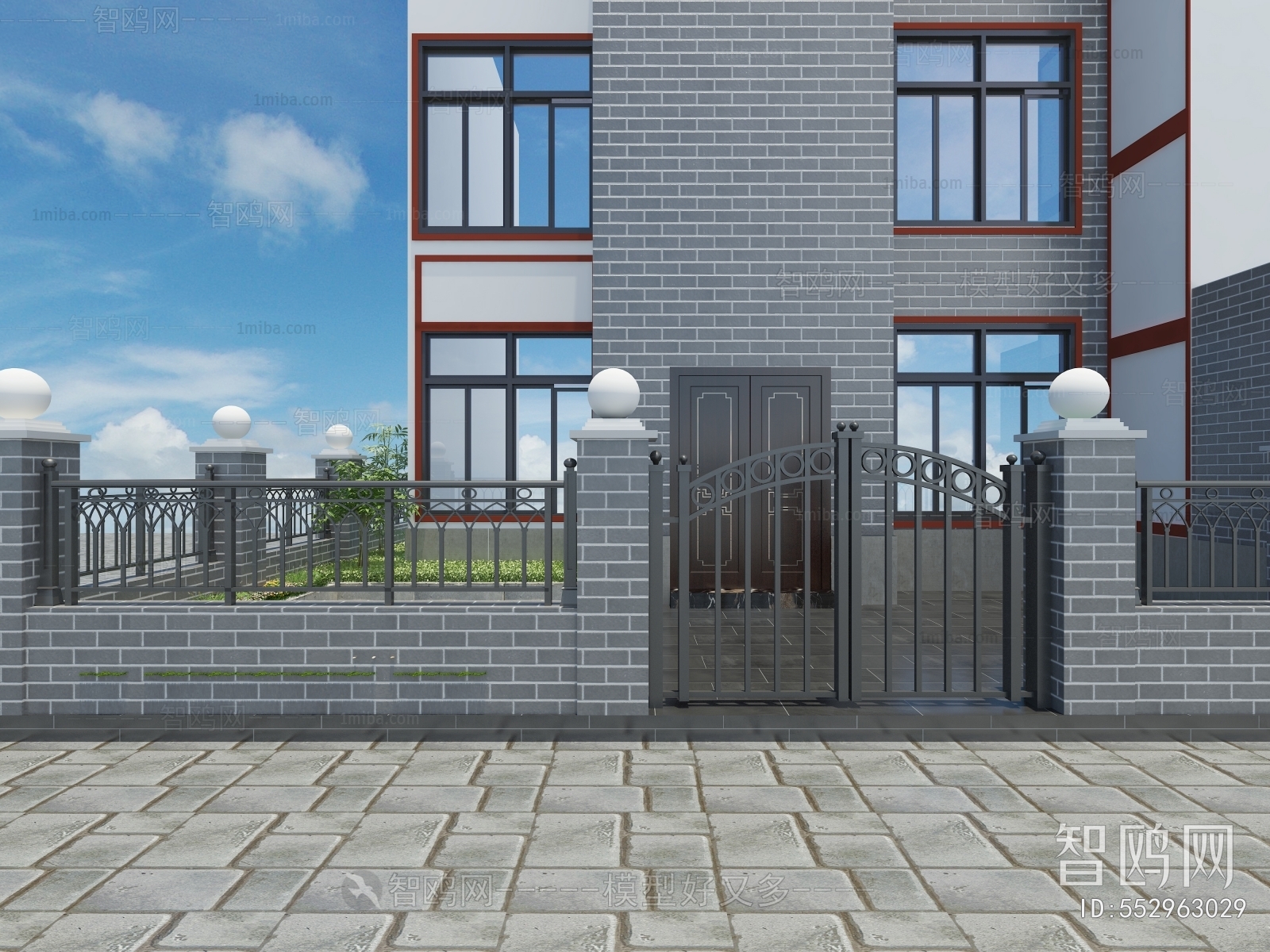 New Chinese Style Courtyard/landscape