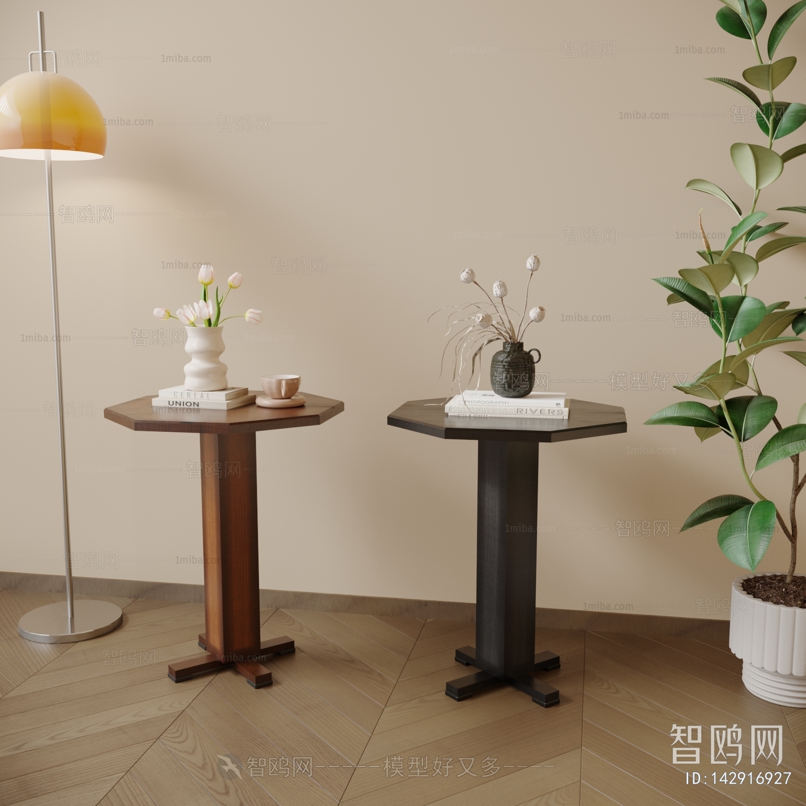 Modern Wabi-sabi Style Side Table/corner Table