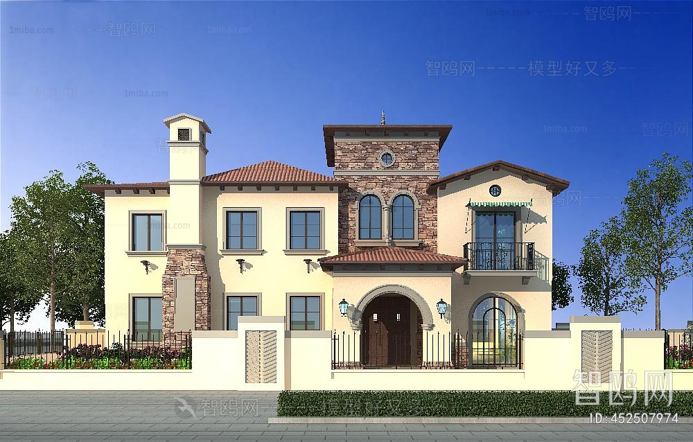 Mediterranean Style Villa Appearance