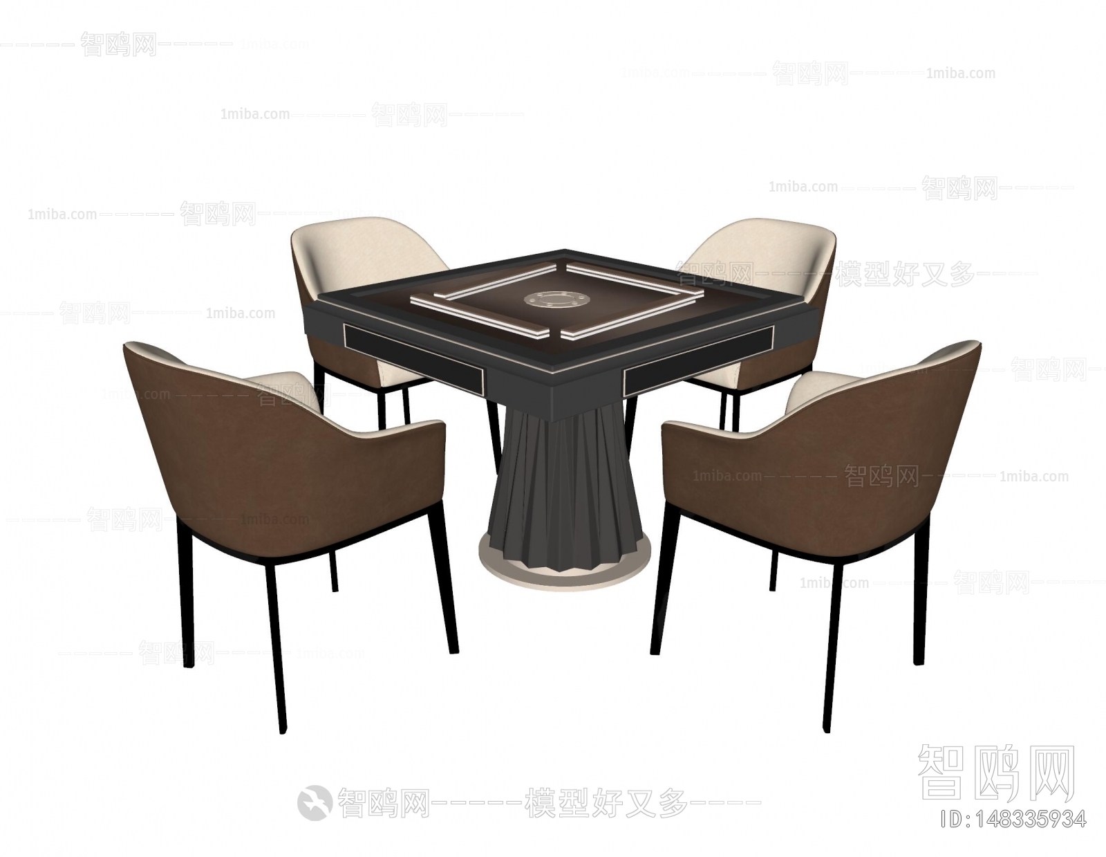 Modern Mahjong Tables And Chairs