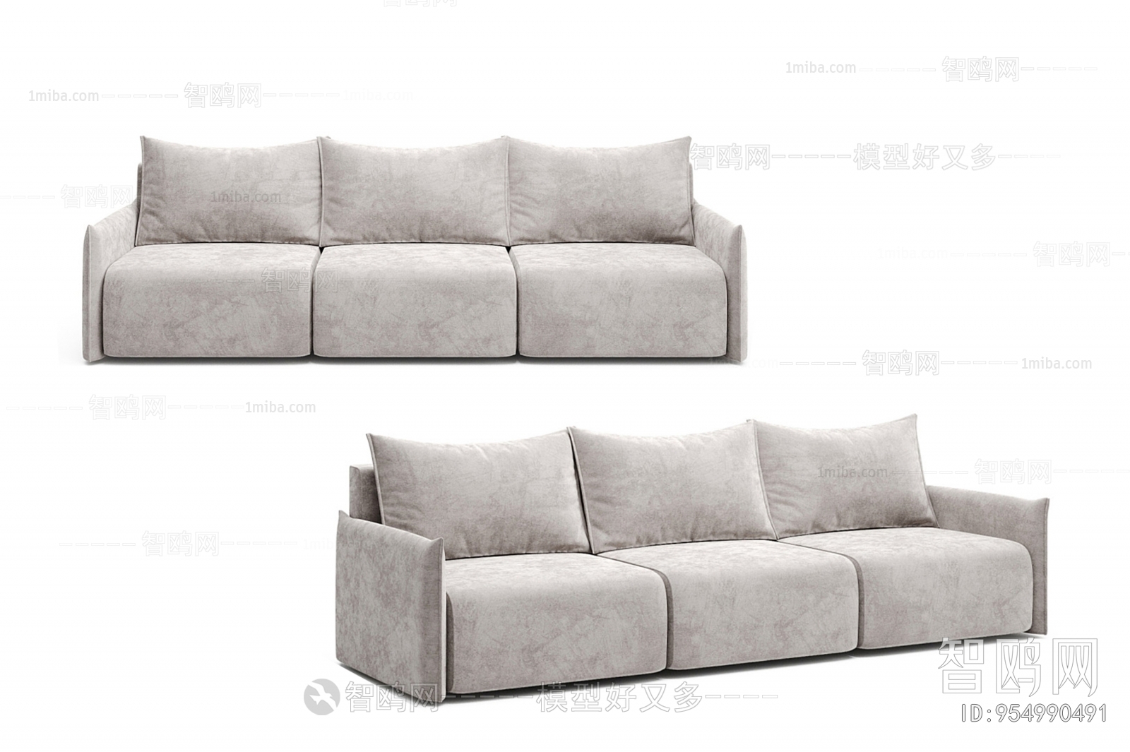 Modern Three-seat Sofa