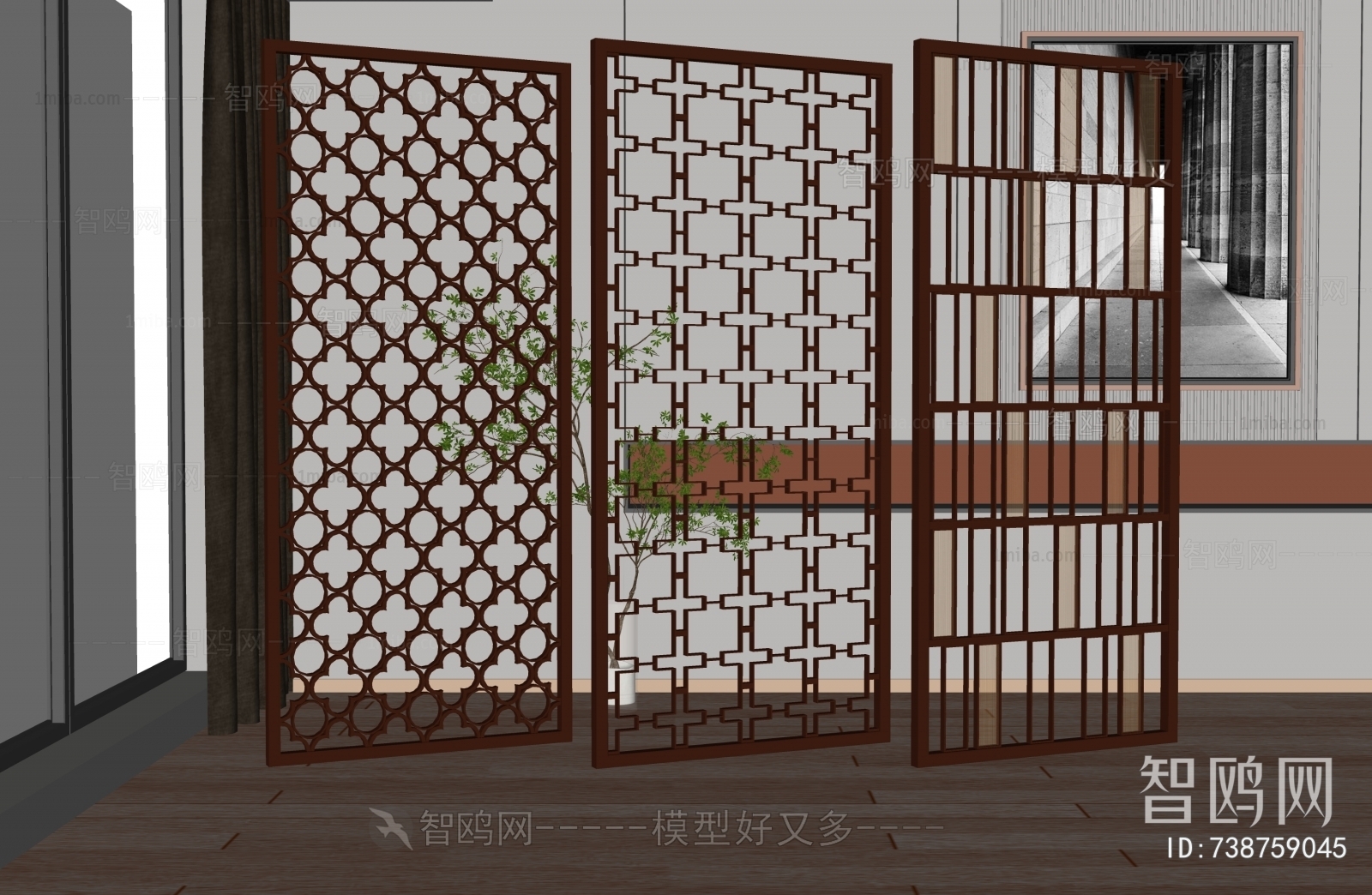 New Chinese Style Partition