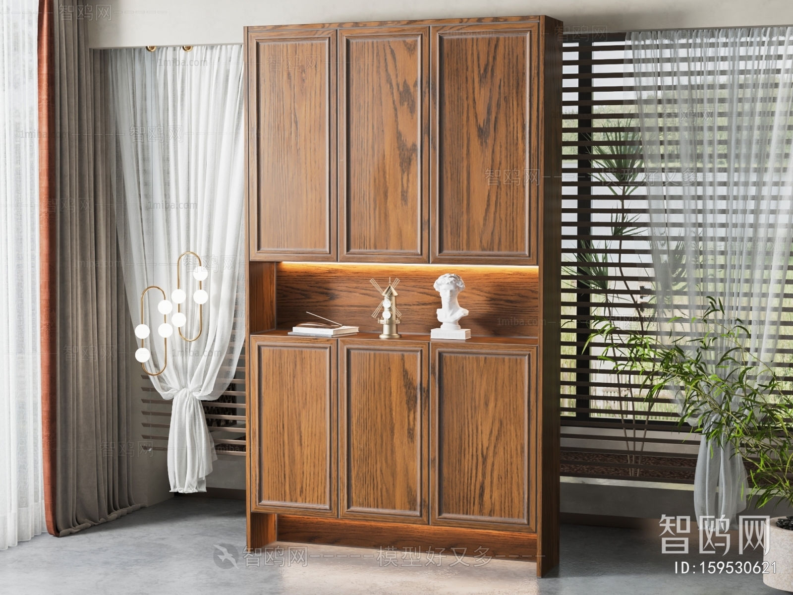 American Style Entrance Cabinet