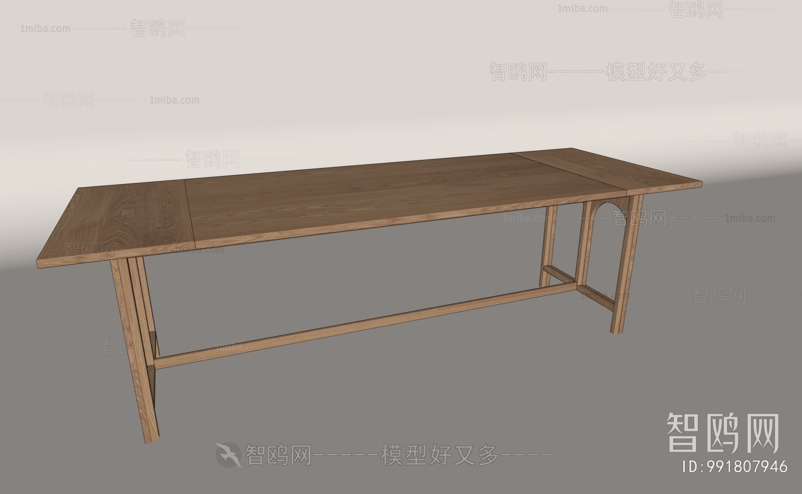 Wabi-sabi Style Dining Table