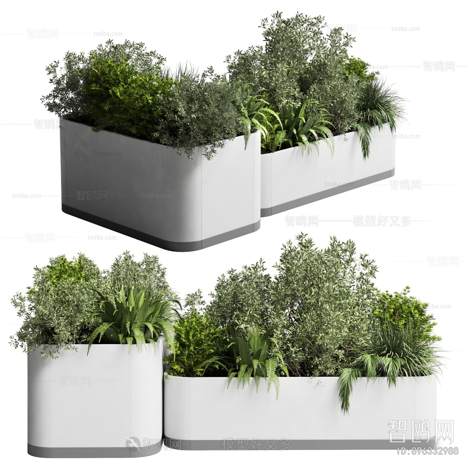 Modern Flower Bed, Flower Bowl, Flower Box