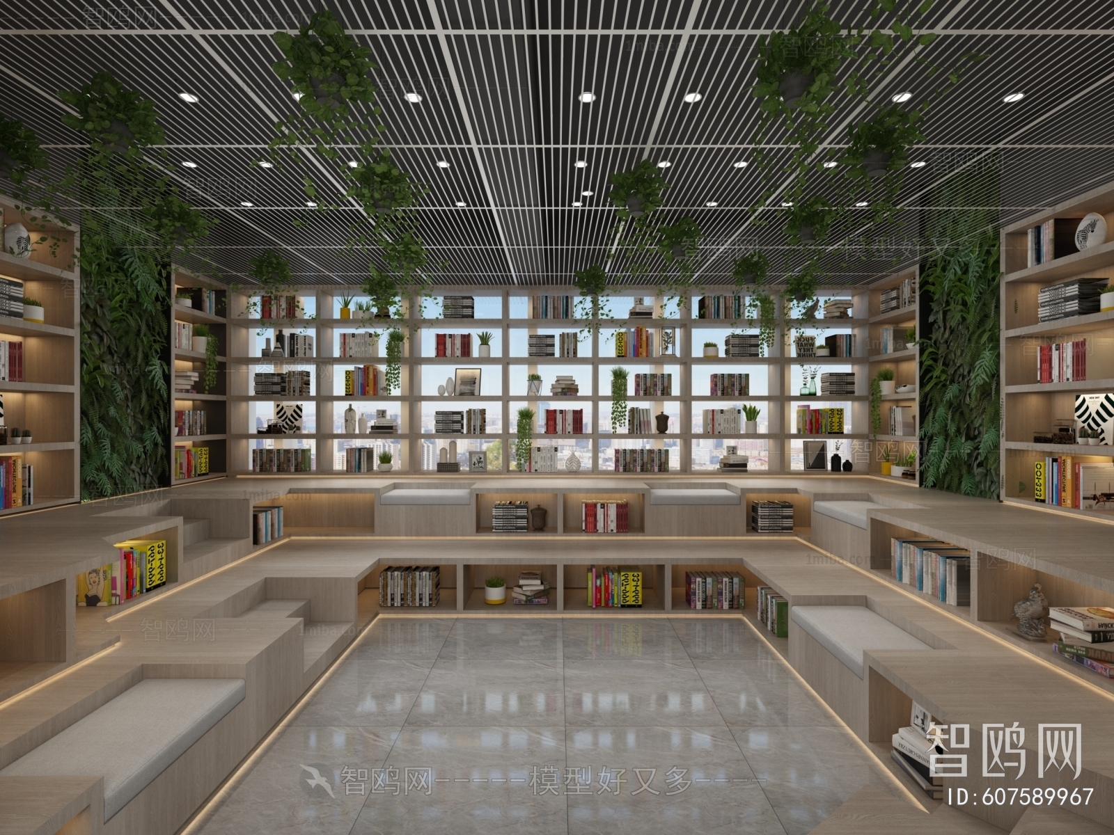 Modern Bookstore Book Bar