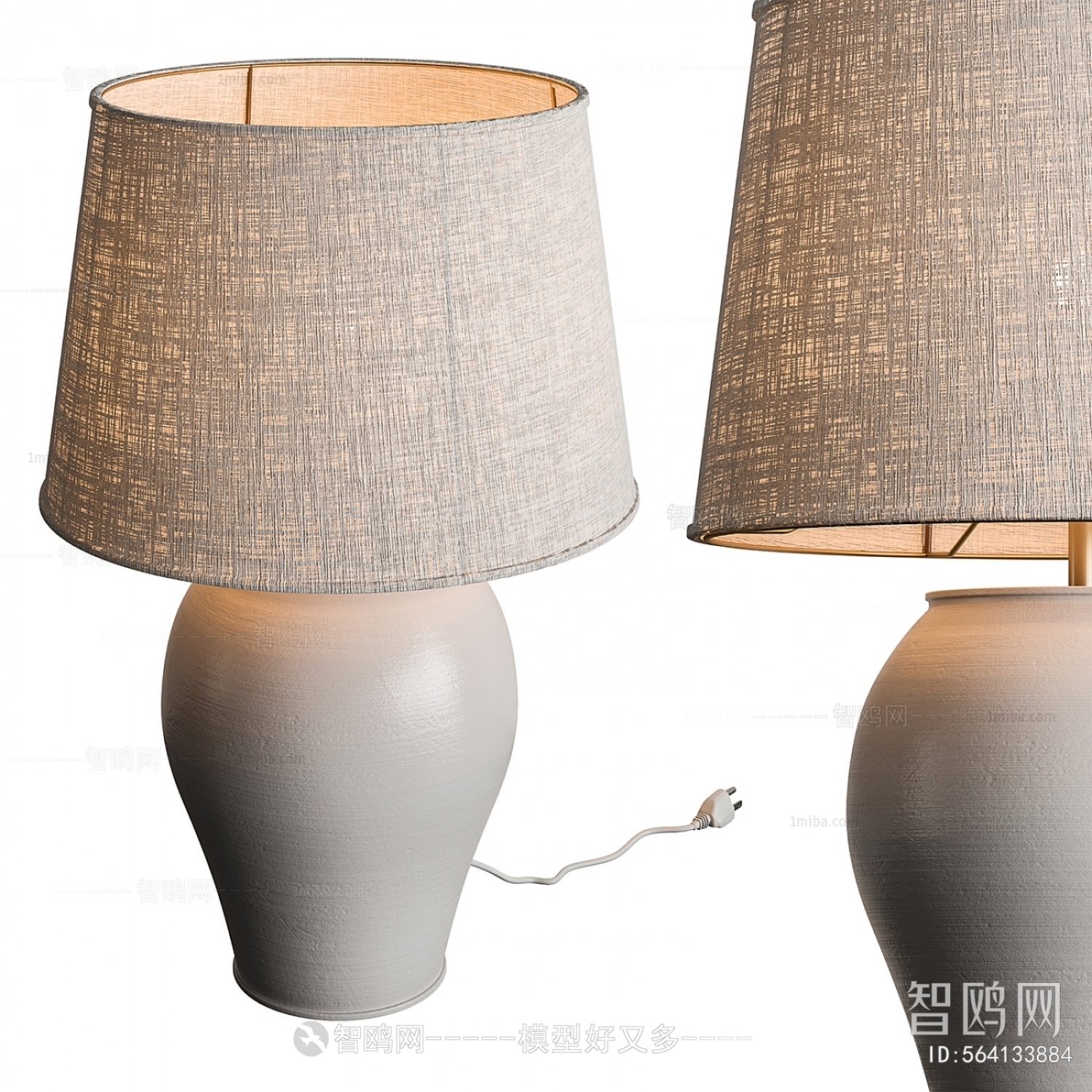 Wabi-sabi Style Table Lamp