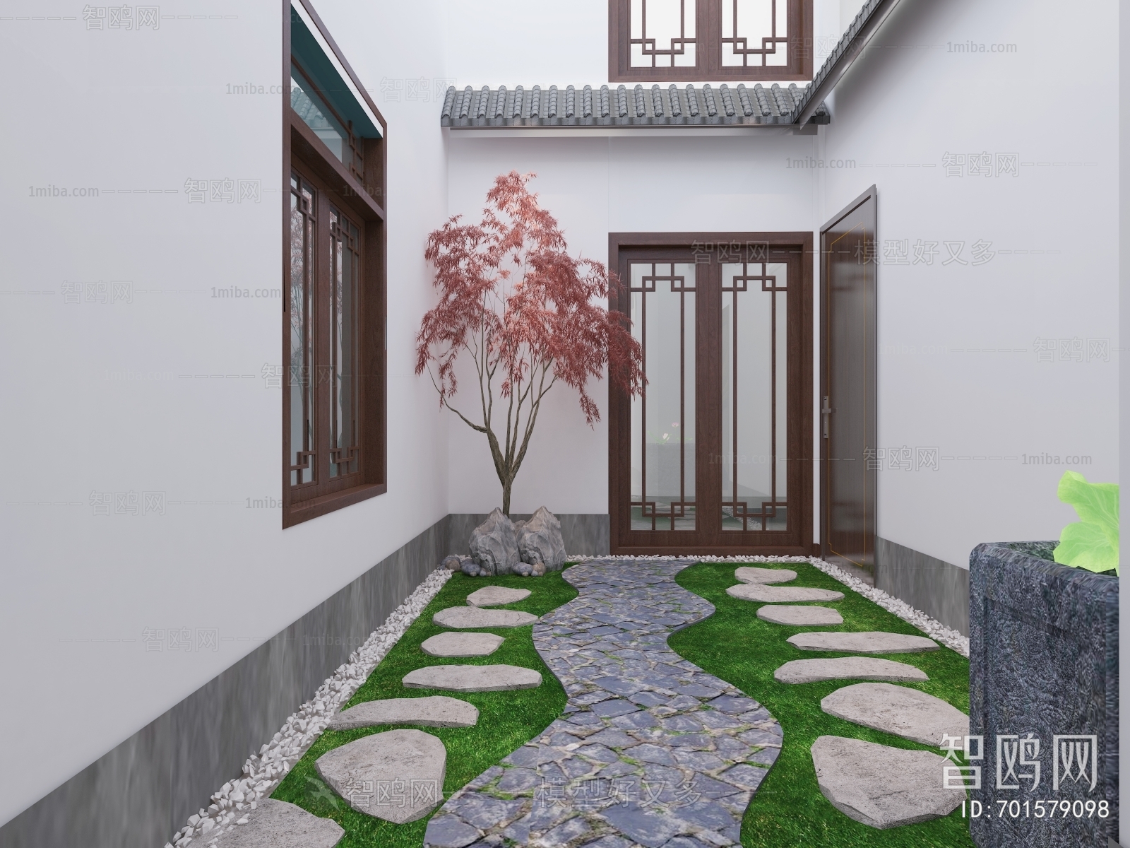 New Chinese Style Courtyard/landscape