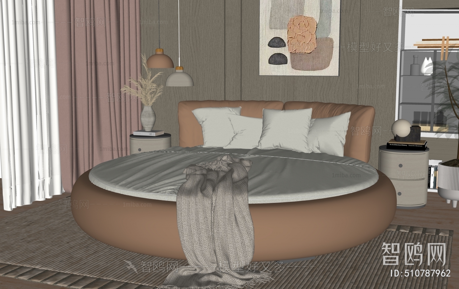 Modern Round Bed