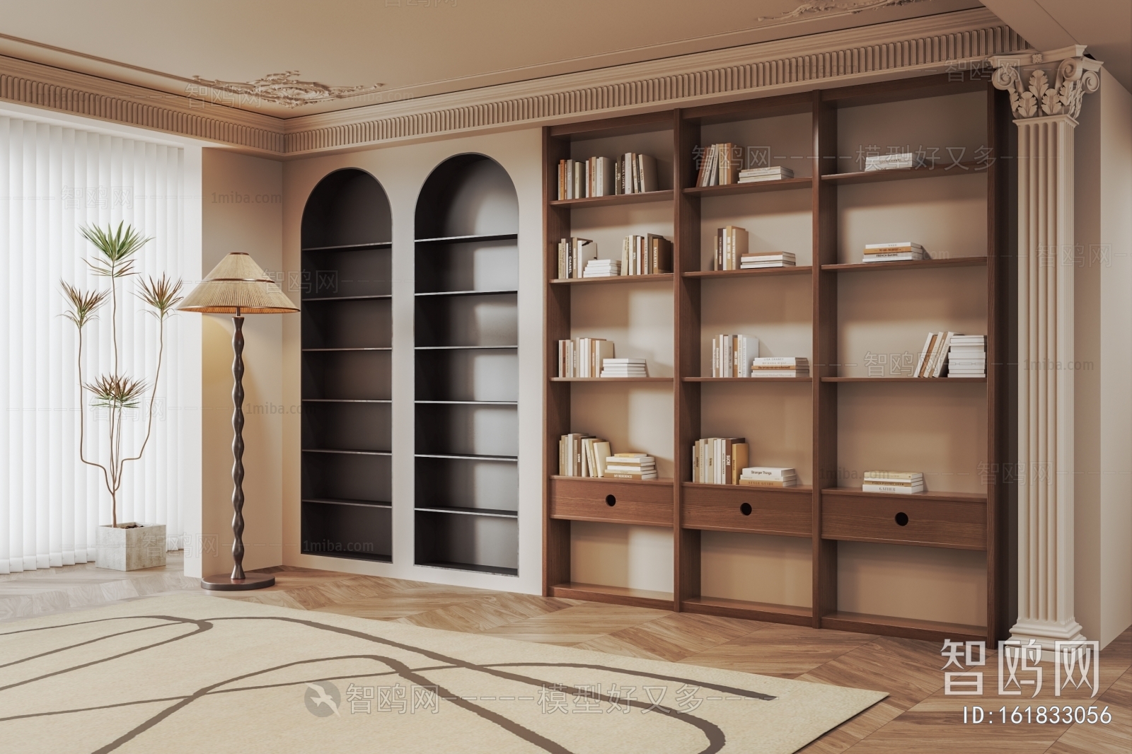 French Style Bookcase