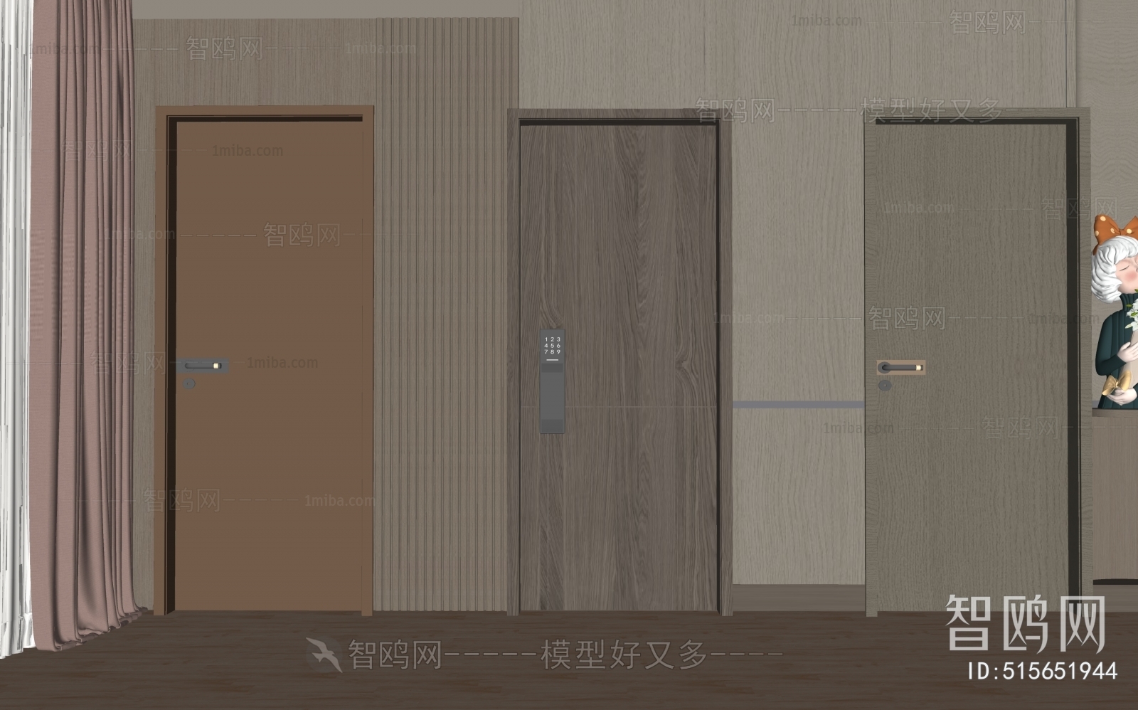 Modern Single Door