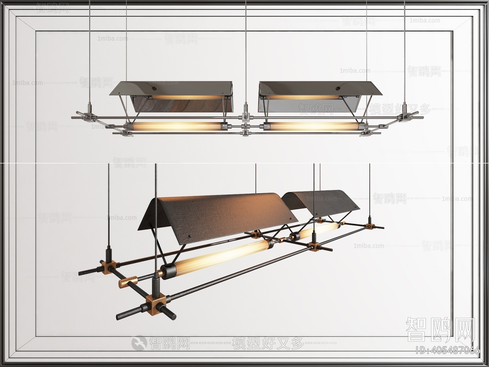 Modern Long Chandelier