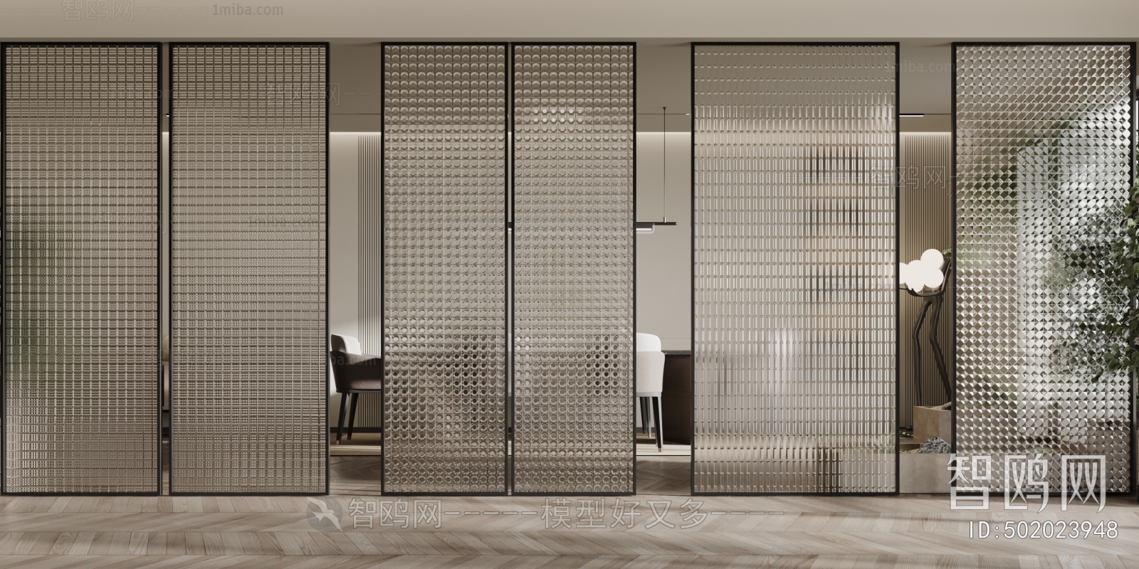 Modern Glass Screen Partition