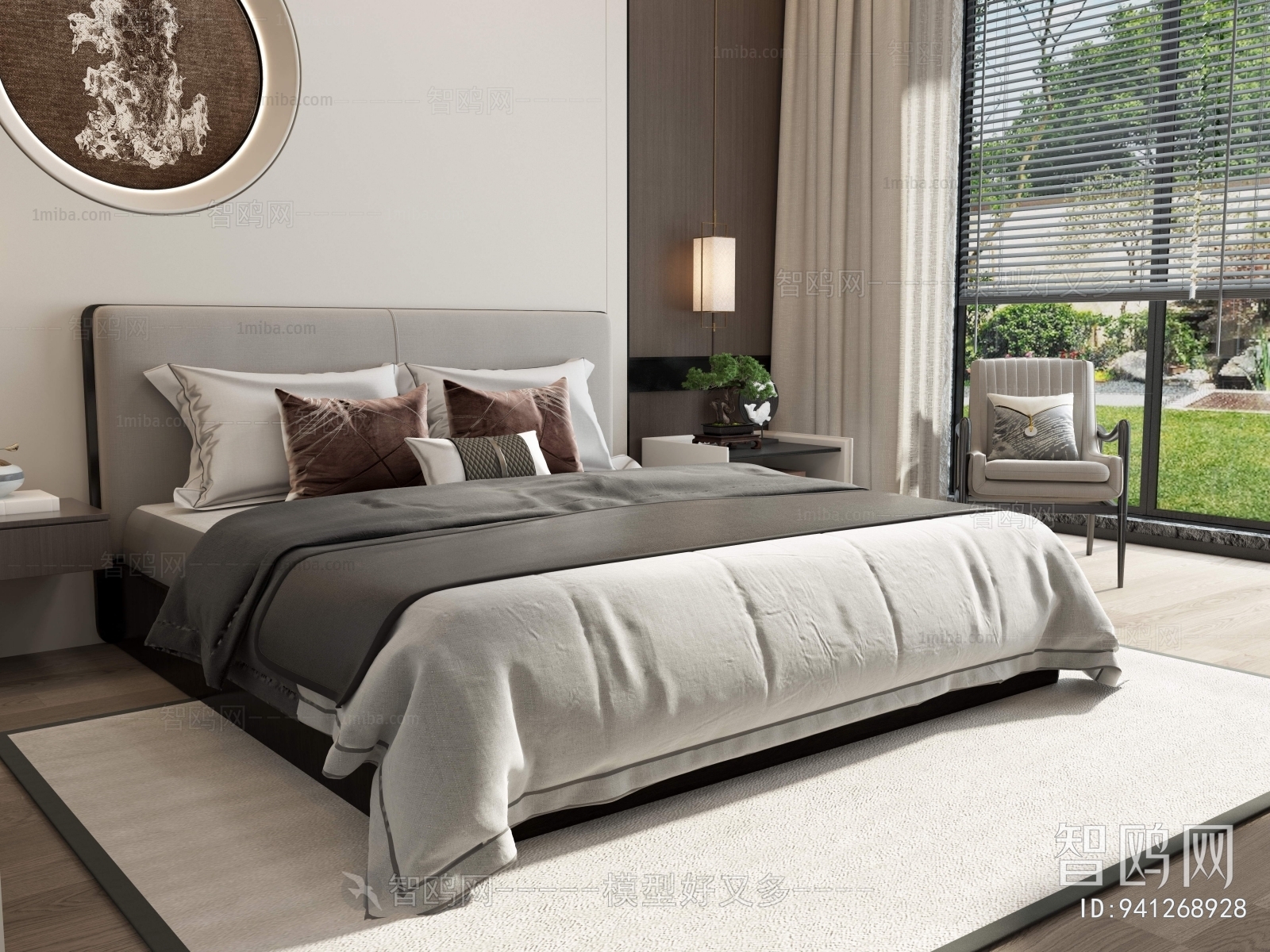 New Chinese Style Bedroom