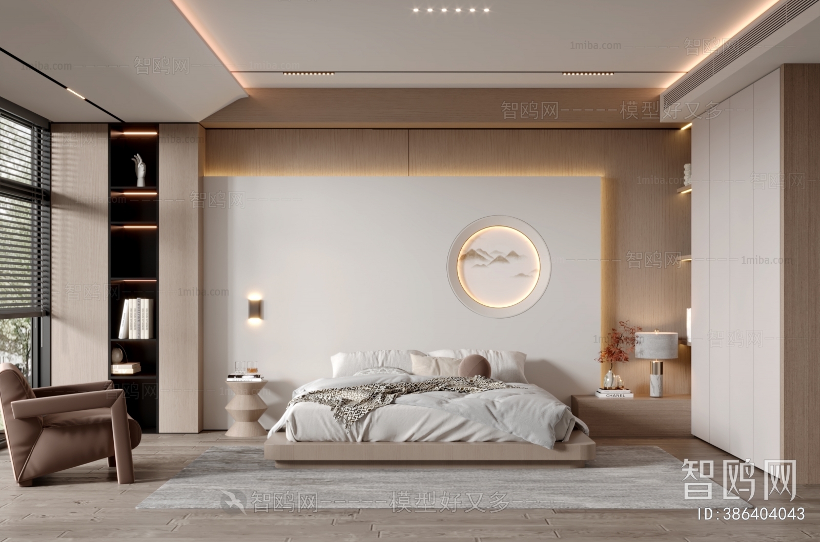 New Chinese Style Bedroom