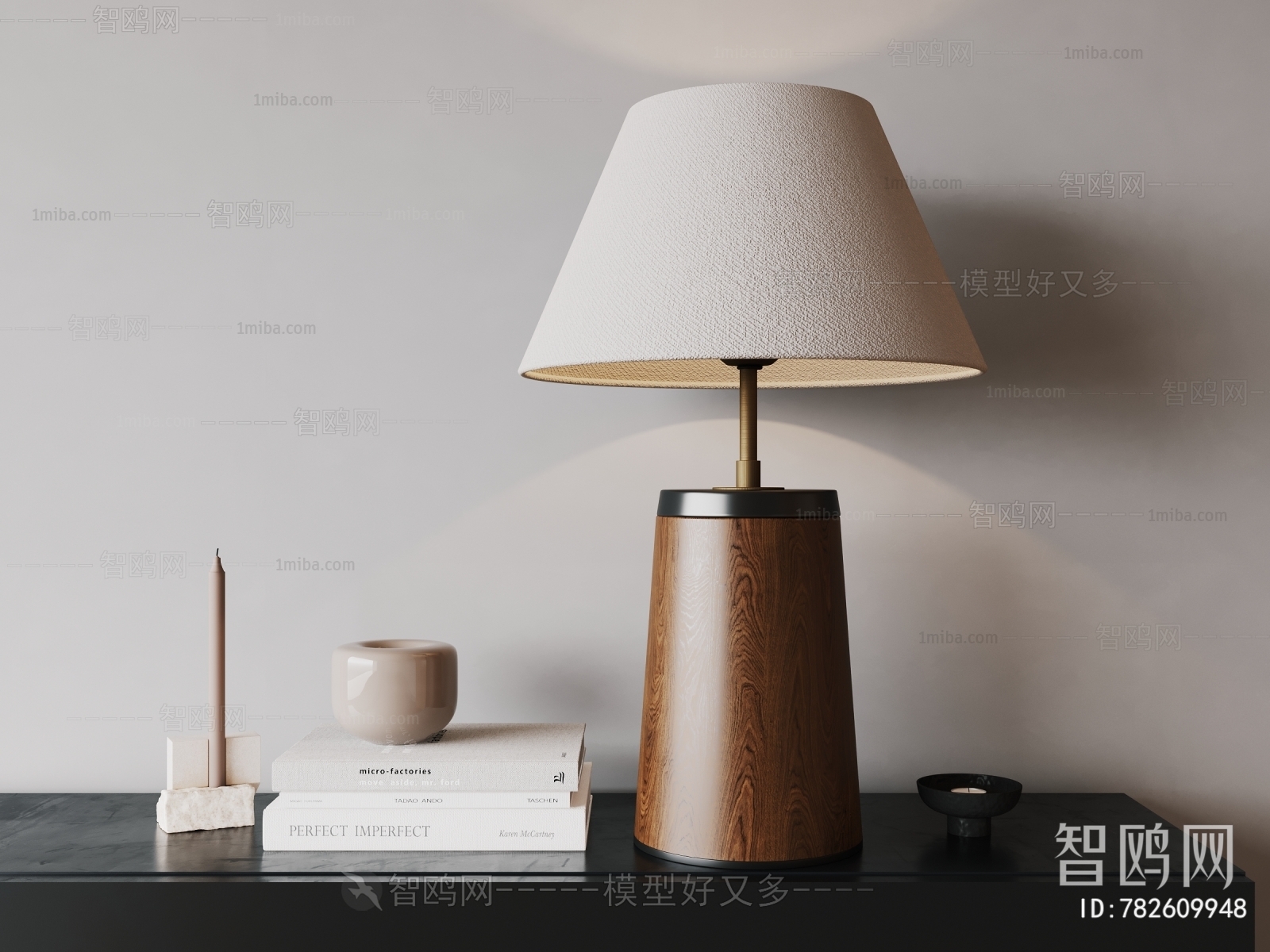 Modern Wabi-sabi Style Table Lamp