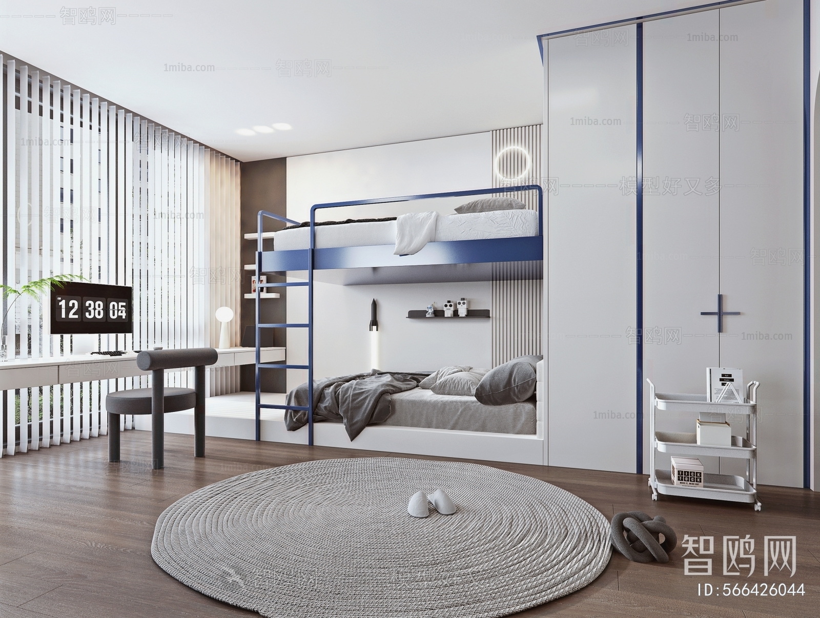 Modern Children S Room Sketchup Model Download Model ID 566426044 1miba   0fefa85fda74b89c52288232ca37e9b9 