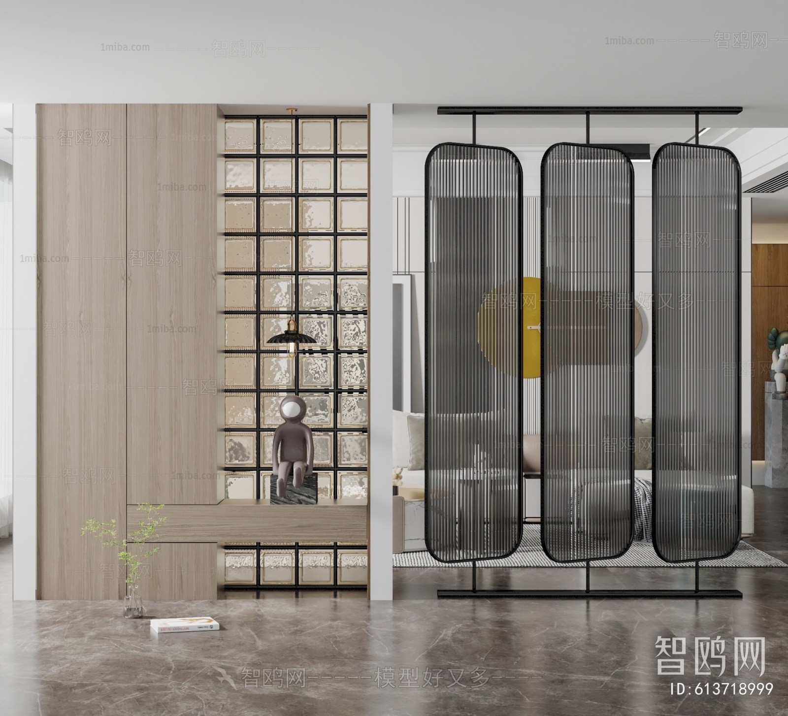 Modern Glass Screen Partition