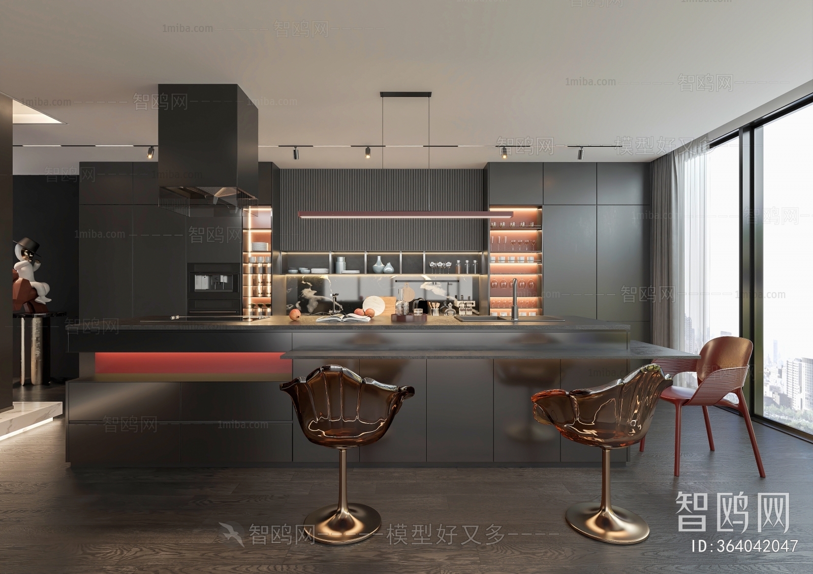 Modern Open Kitchen