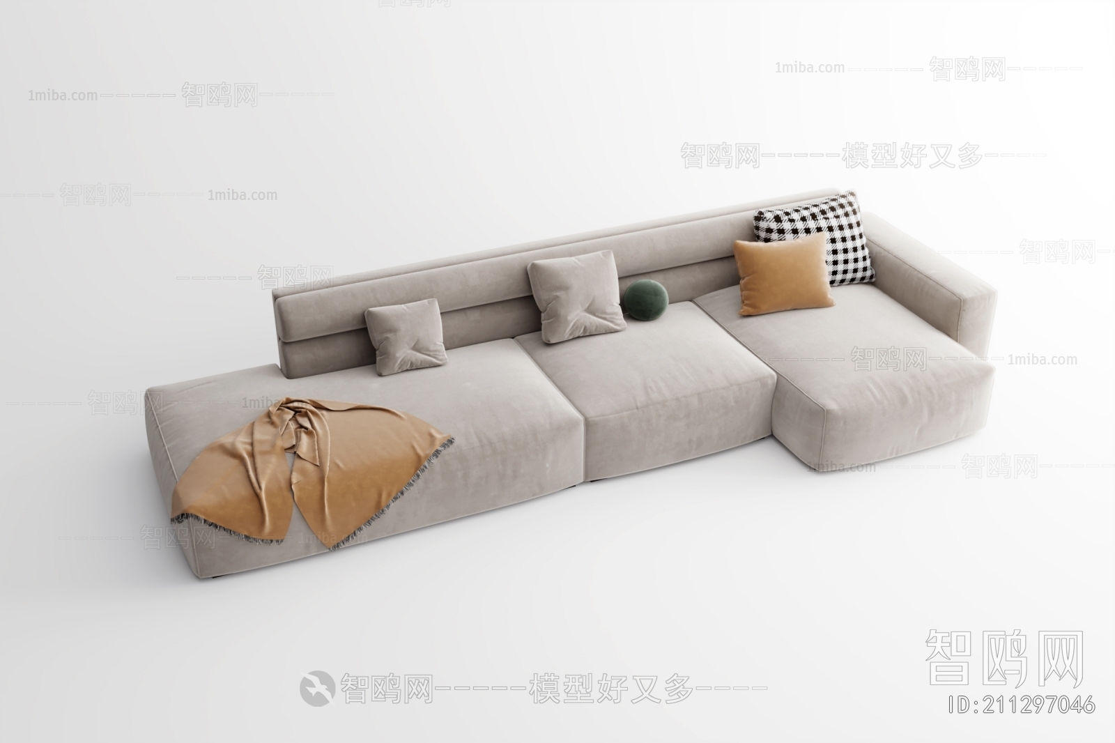 Modern Multi Person Sofa