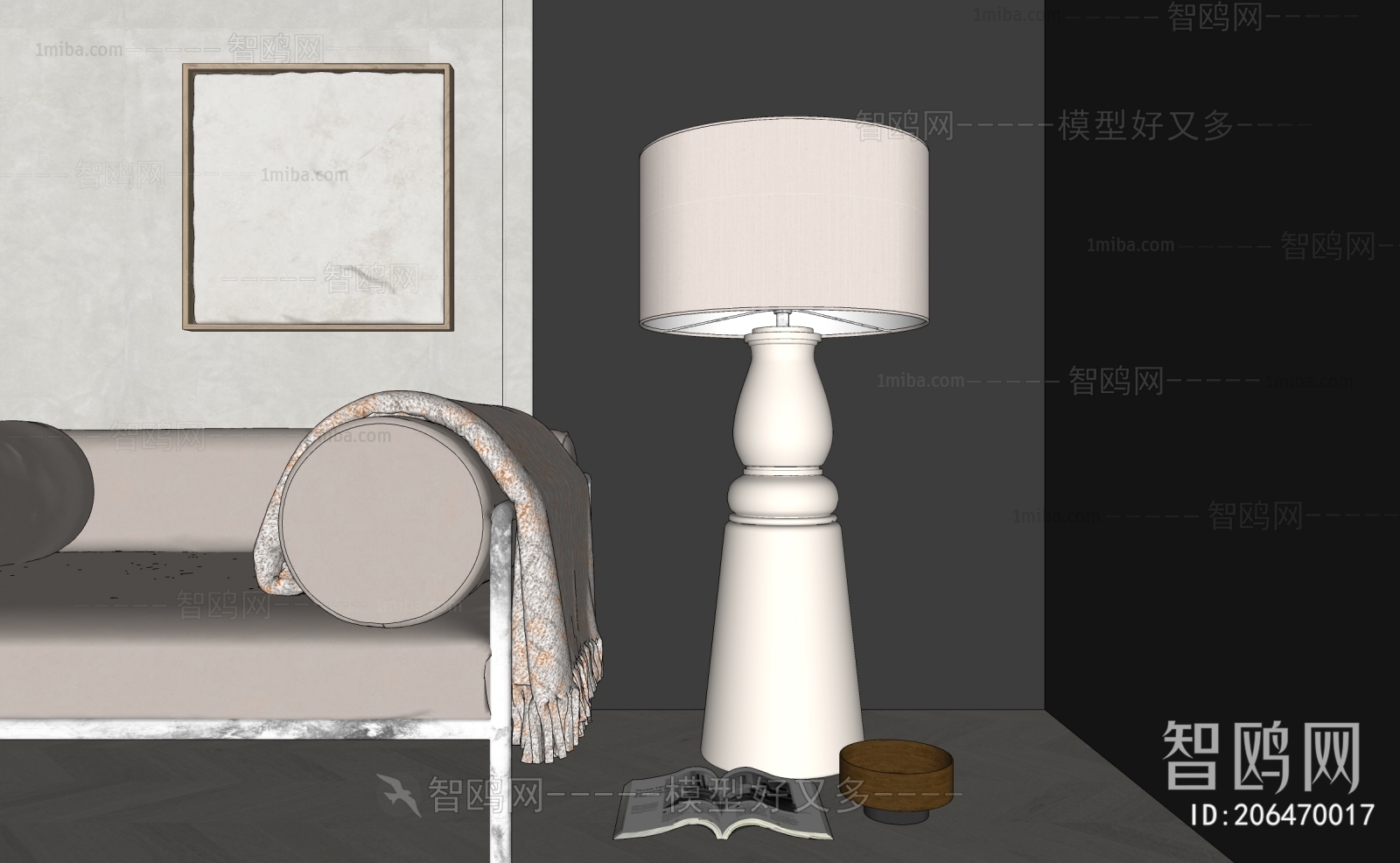 Modern Wabi-sabi Style Table Lamp