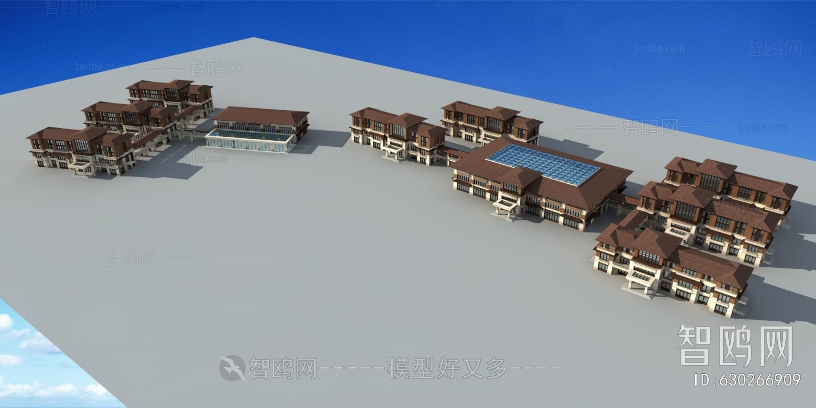 Chinese Style Architectural Bird's-eye View Planning