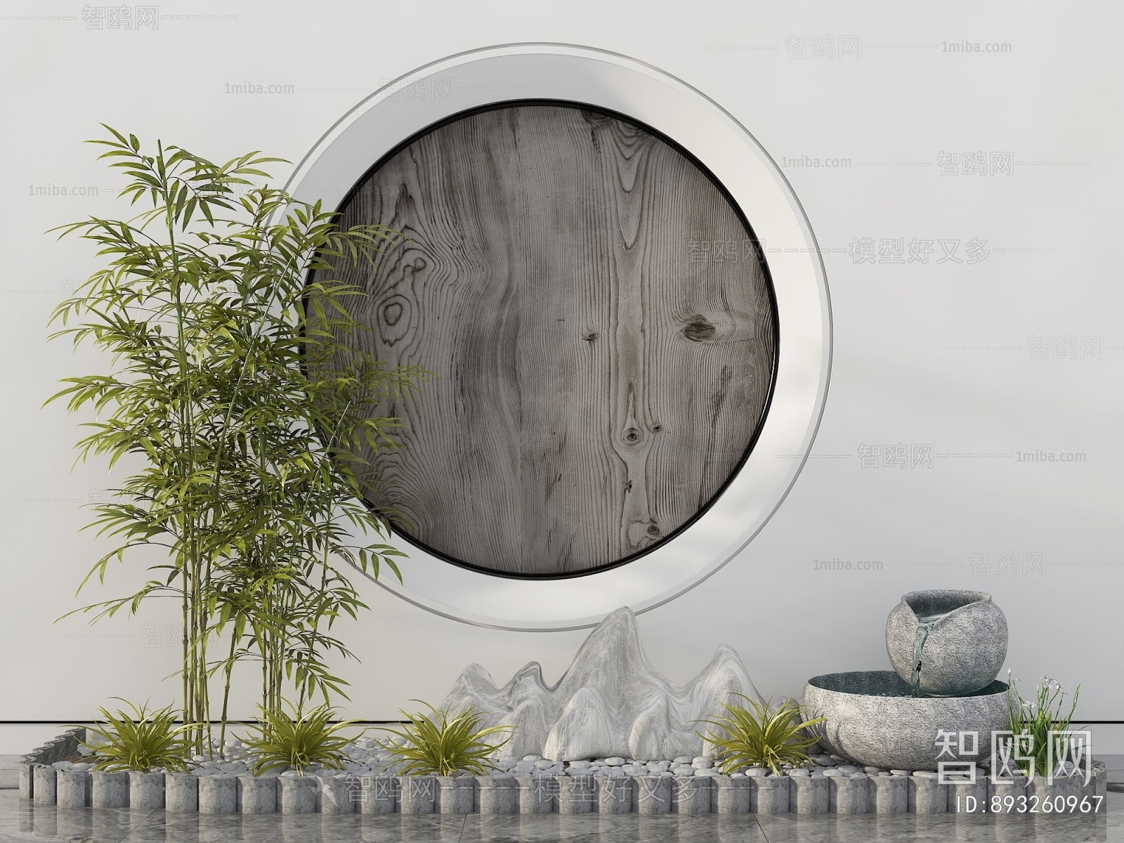 New Chinese Style Plant Landscaping