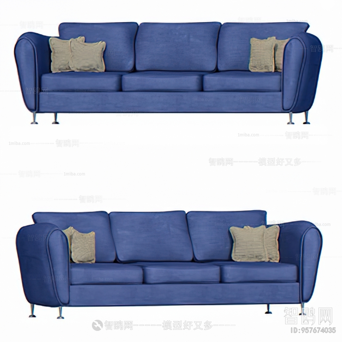 Modern Three-seat Sofa