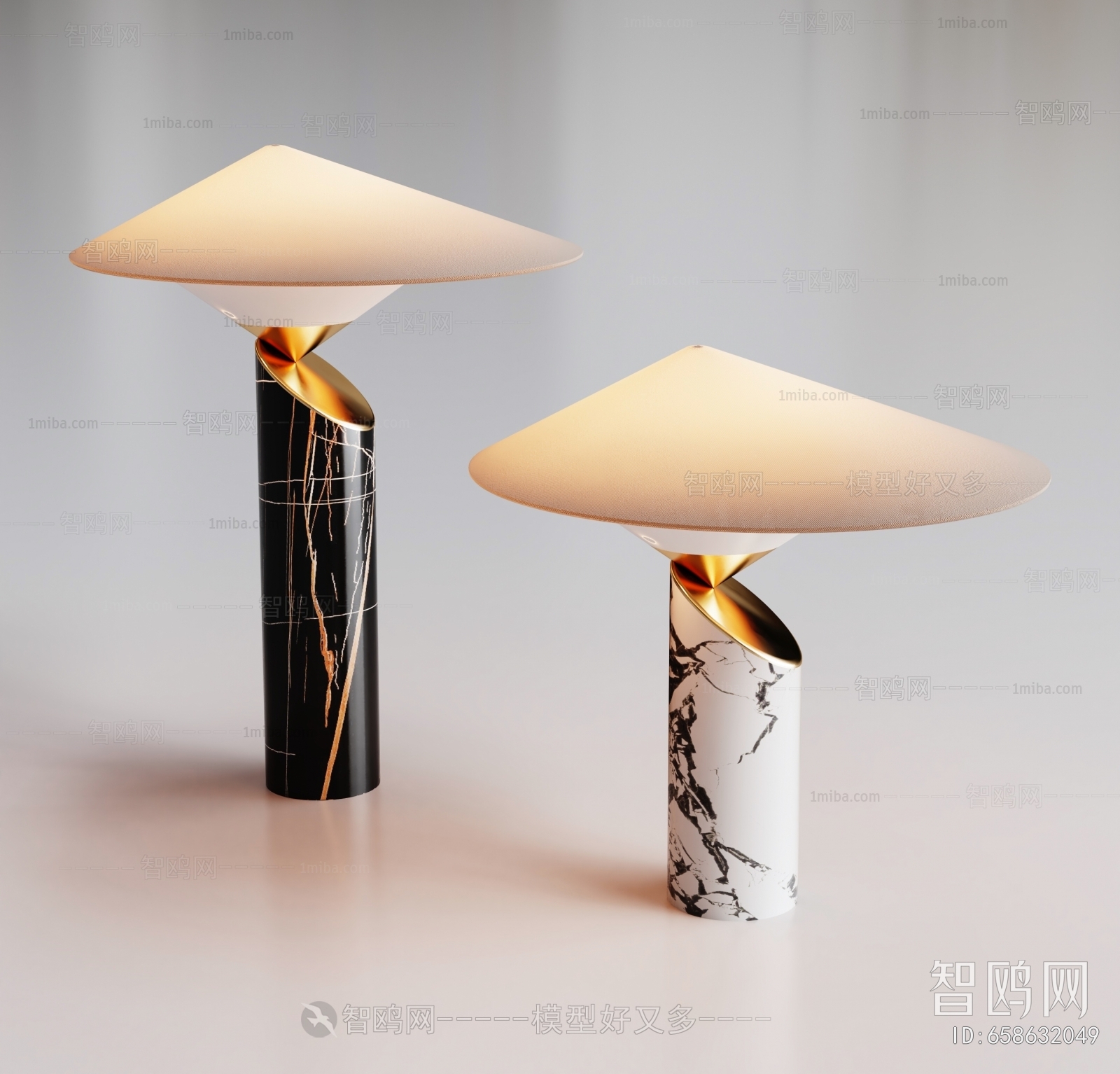 Wabi-sabi Style Table Lamp