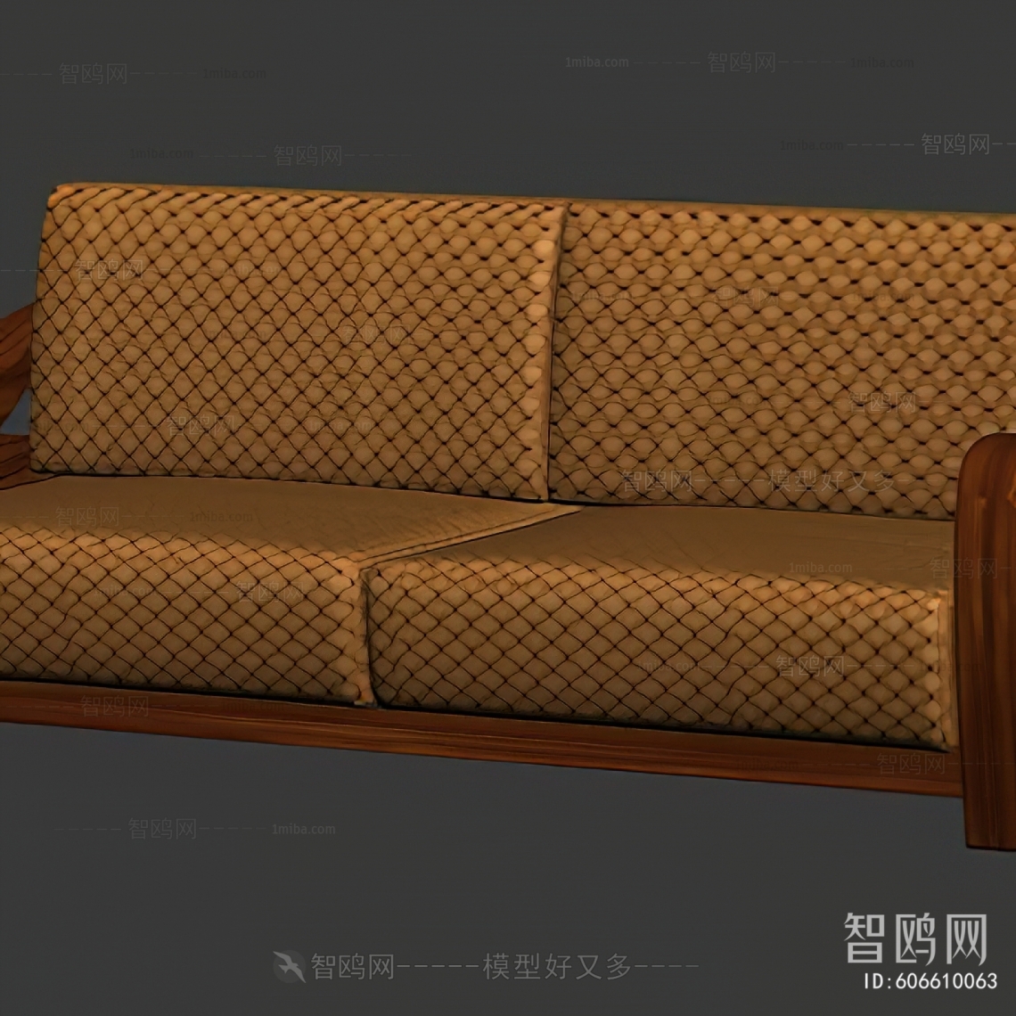 New Chinese Style A Sofa For Two