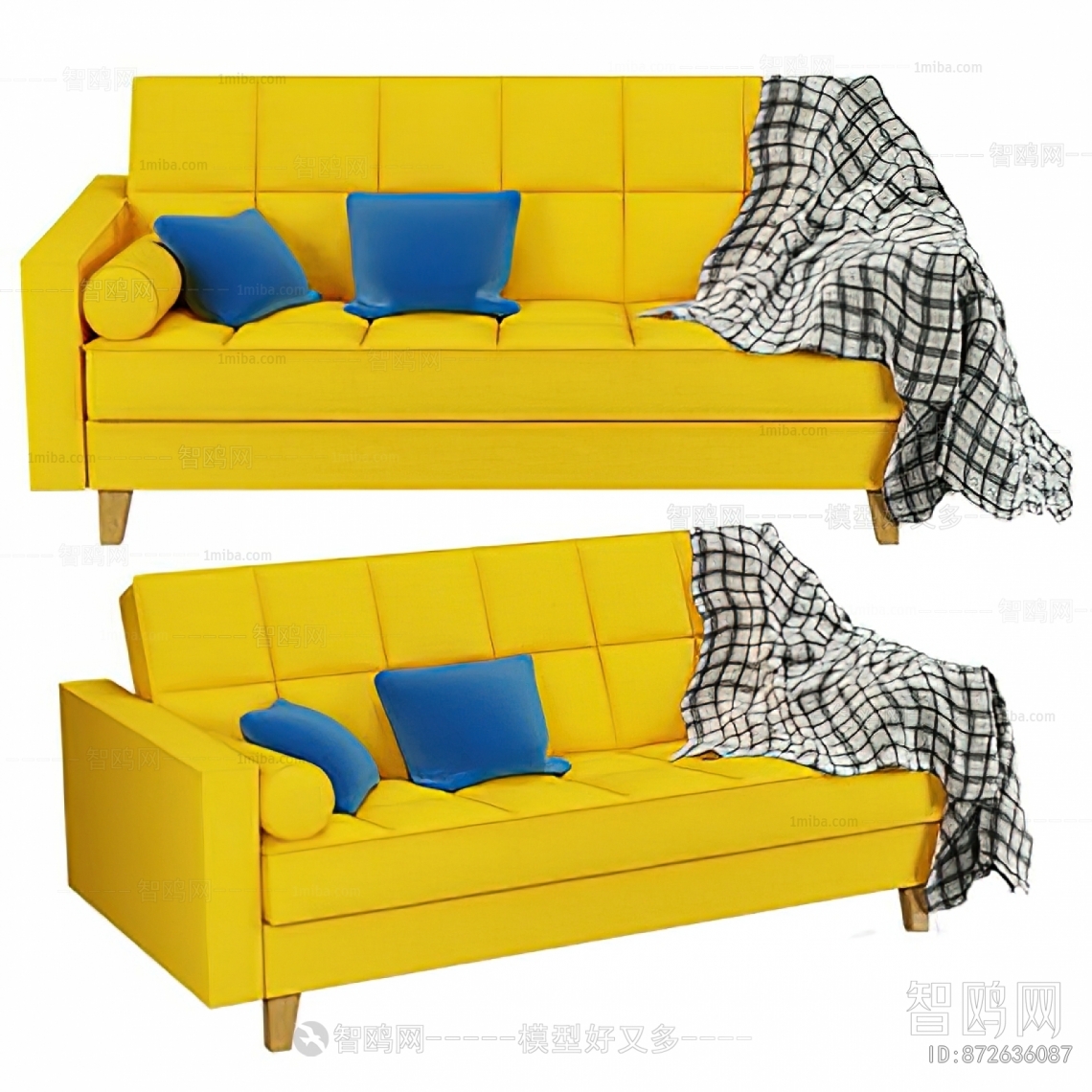 Modern Multi Person Sofa