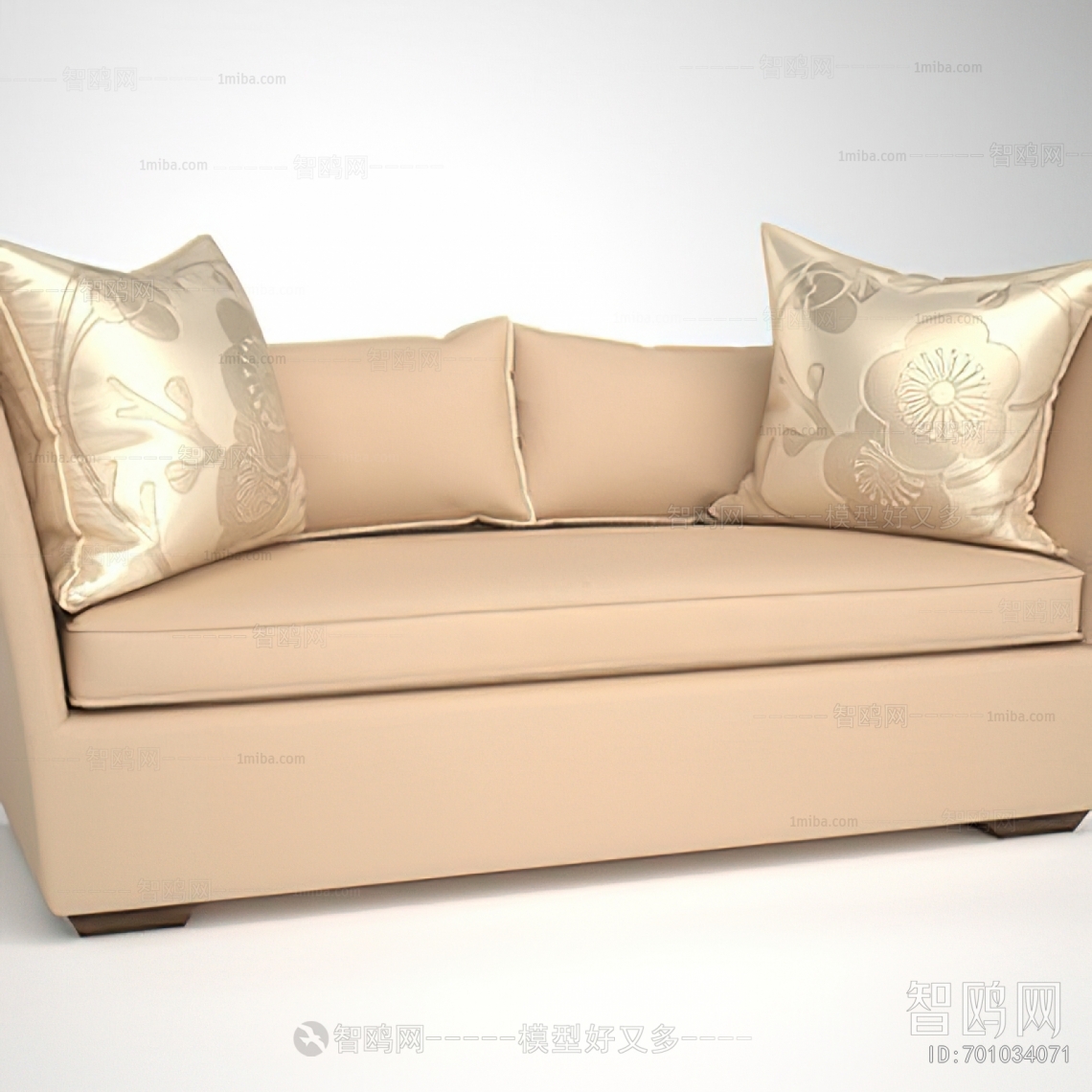 Simple European Style A Sofa For Two