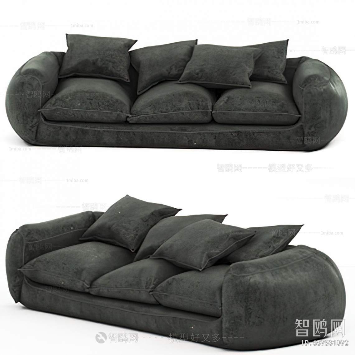 Modern Three-seat Sofa