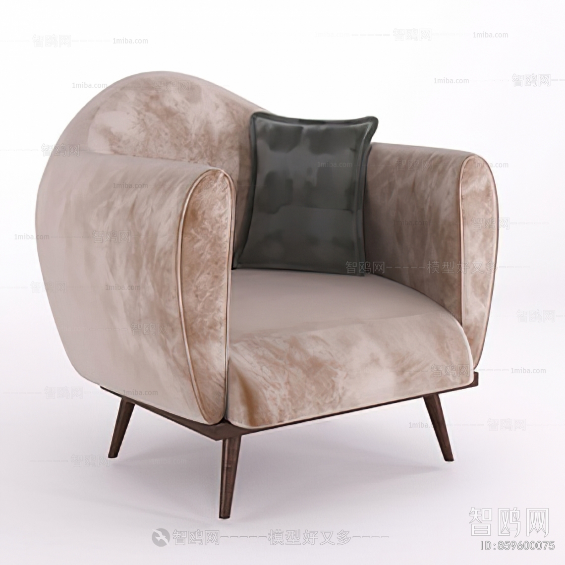 Nordic Style Single Sofa