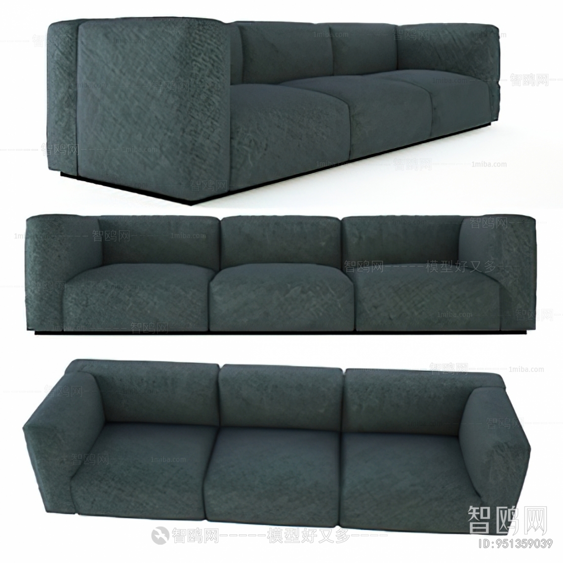 Modern Three-seat Sofa