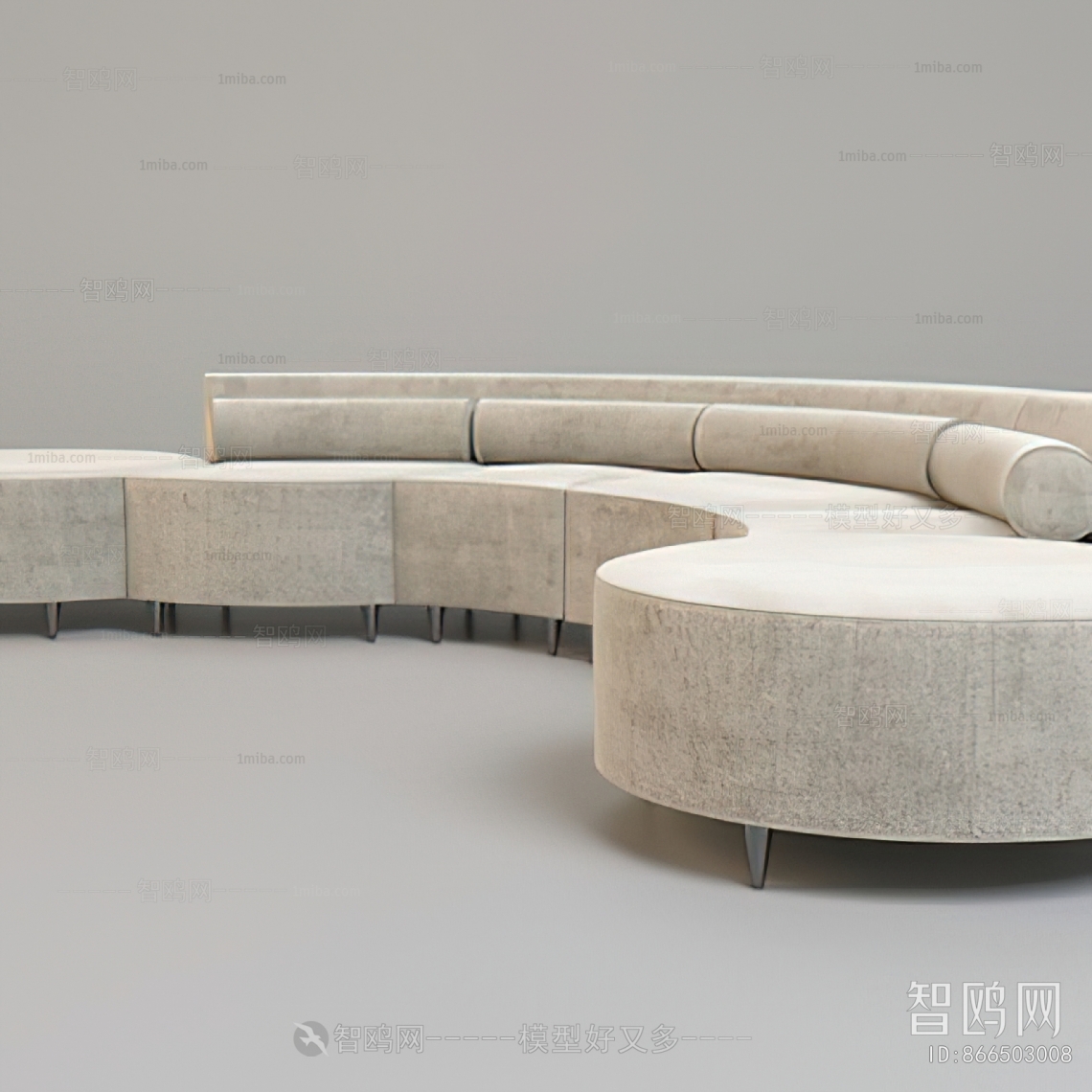 Modern Curved Sofa