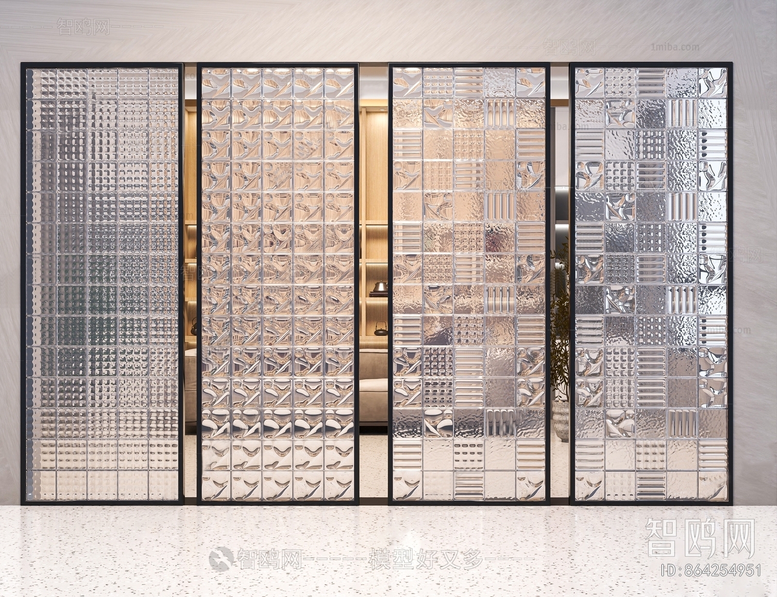 Modern Glass Screen Partition