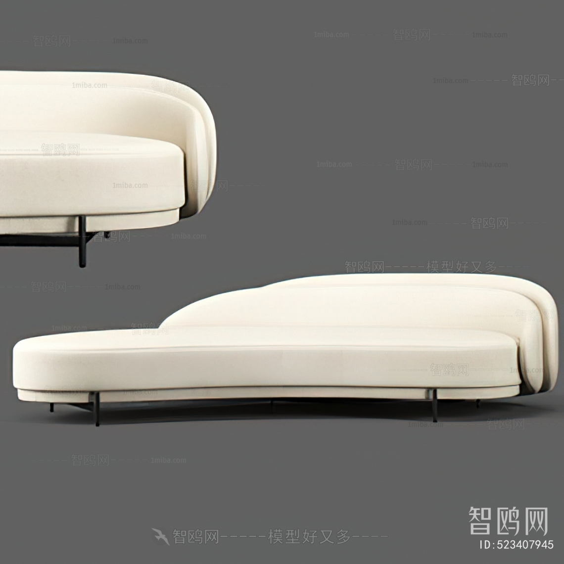 Modern Curved Sofa